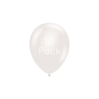 Tuftex | Sugar Mini Balloons | White Party Supplies NZ