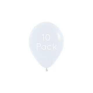 Sempertex | White Mini Balloons | White Party Supplies NZ