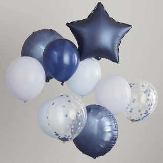 Ginger Ray | Blue Balloon Bundle | Blue Party Supplies NZ