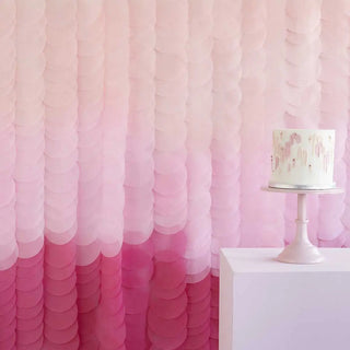 Ginger Ray | Pink Tissue Paper Backdrop | Pink Party Supplies NZ