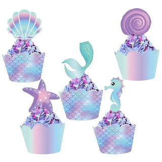 Mermaid Cupcake Decorating Kit | Mermaid Party Supplies NZ