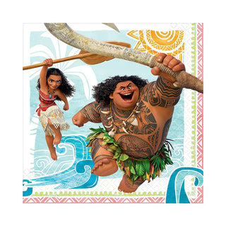 Moana Lunch Napkins | Moana Party Supplies