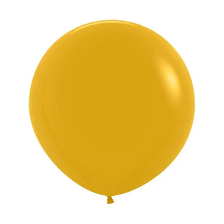 Giant Mustard Balloon 60cm | Mustard Yellow Party Supplies NZ