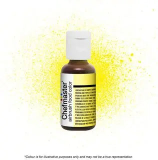 Chefmaster Airbrush Liquid 18g - Neon Yellow