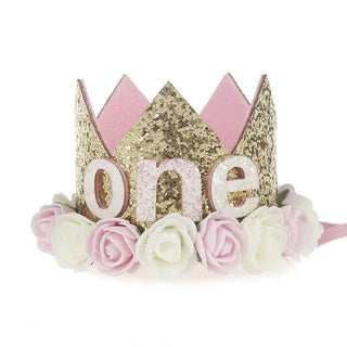 1st Birthday Crown | Girls 1st Birthday Party Supplies
