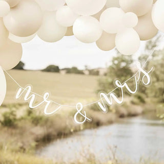 Ginger Ray | Acrylic Mr & Mrs Bunting | Wedding Decorations NZ