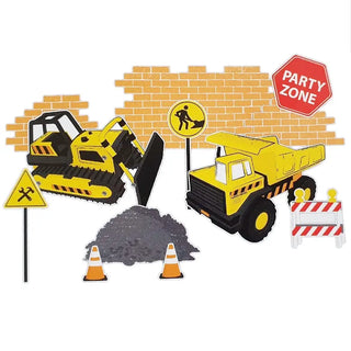 Construction Cutout Wall Decorations | Construction Party Theme & Supplies