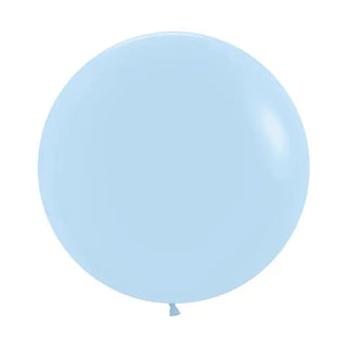 Giant Pastel Matte Blue Balloon - 60cm