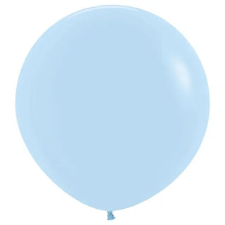 Giant Pastel Matte Blue Balloon - 90cm