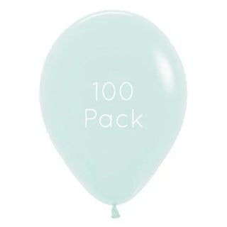 Sempertex | Pastel Matte Green Balloons | Mint Green Party Supplies NZ