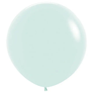 Giant Pastel Matte Green Balloon - 90cm