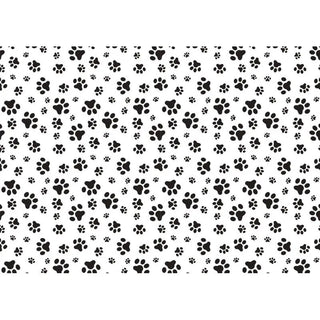Paw Print Pattern Edible Cake Image