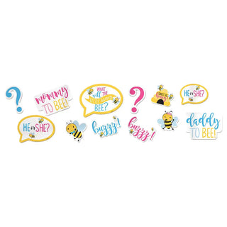 What Will It Bee Cutout Decorations | Gender Reveal Party Supplies