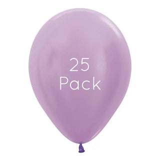 Pearl Lilac Balloons - 25 Pkt