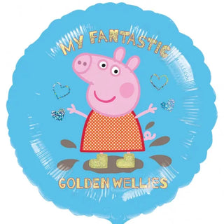 Peppa Pig Golden Wellies Balloon | Peppa Pig Party