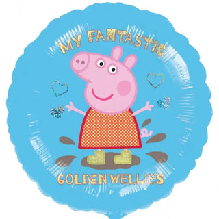 Peppa Pig Golden Wellies Balloon | Peppa Pig Party