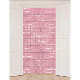 Pink Shimmer Backdrop Curtain | Pink Party Supplies NZ