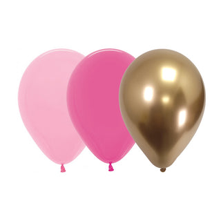 Pink & Gold Balloons | Pink Party Supplies NZ