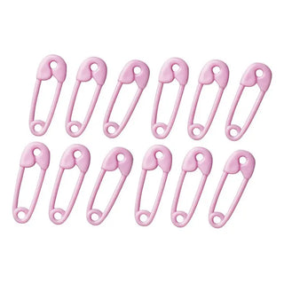 Pink Safety Pin Favours - 24 Pkt