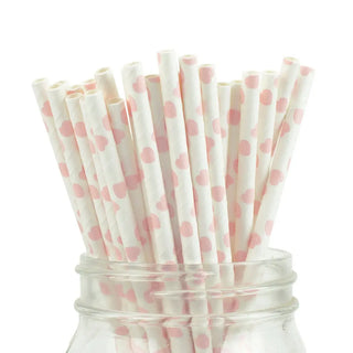 Pink Heart Straws | Pink Party Supplies