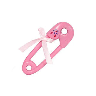 Pink Jumbo Safety Pin | Girl Baby Shower Supplies NZ
