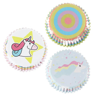 Unicorn Foil Baking Cups - 60 Pkt