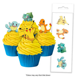 Pokemon Edible Wafer Toppers | Pokemon Party Supplies