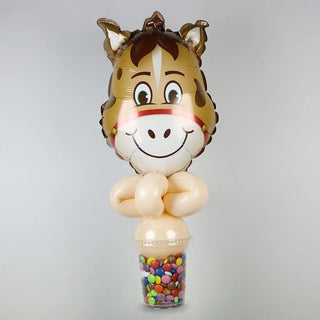 Pony Balloon Candy Cup | Pony Party Supplies