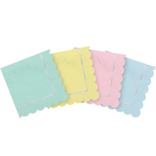 Amscan | pretty pastel beverage napkins | Pastel party supplies