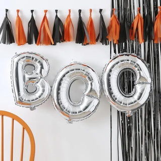 Boo Halloween Banner | Boo Letter Balloons | Halloween Decorations