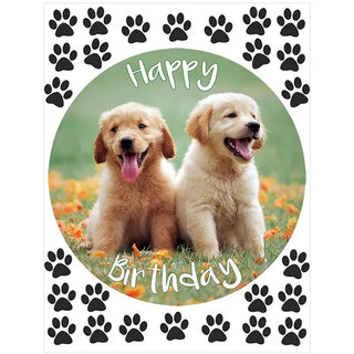 Puppies Edible Cake Image | Dog Party Supplies NZ