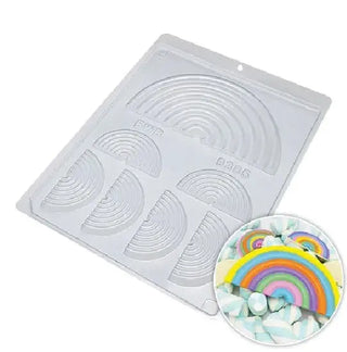 Bakery Sugar crafty | Rainbow plastic candy moUld | rainbow party supplies NZ