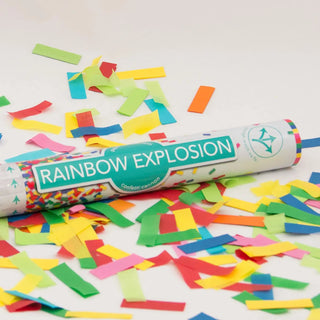 Eventfull | Rainbow Explosion Confetti Cannon 40cm