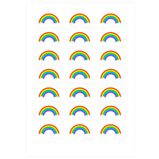 Rainbow Edible Icons | Rainbow Cake Decorations