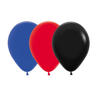 Red, Blue & Black Balloons | Spiderman Party Supplies NZ