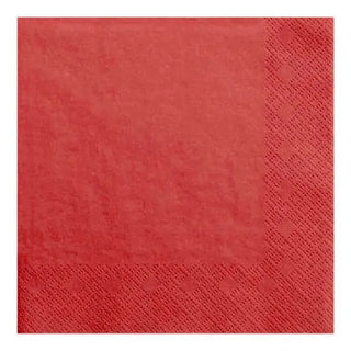 unknown | red lunch napkin 30 pack | red party supplies