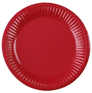 Party Choice | red lunch plates 20 pack | red party supplies