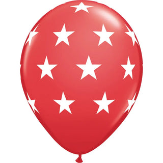 Qualatex | Red Big Stars Balloon