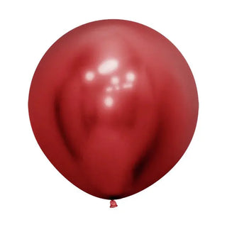 Giant 60cm Reflex Crystal Red Balloon | Red Party Supplies NZ