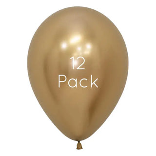 Sempertex | Reflex Gold Balloons | Gold Party Supplies NZ
