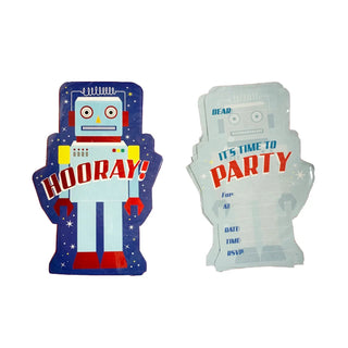 Robot Party | Invitations 