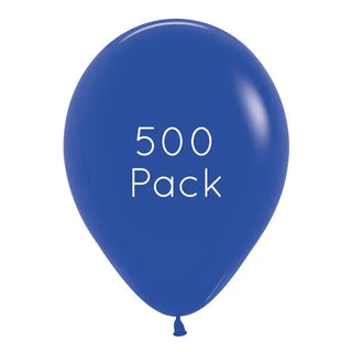 Bulk Royal Blue Balloons 500 Pack