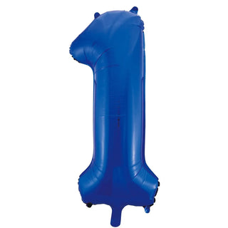 Party Choice | Giant number 1 royal blue Foil Balloon | Blue party supplies NZ