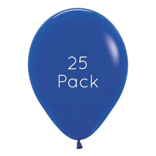 Royal Blue Balloons - 25 Pkt