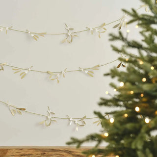 Ginger Ray | Gold Mistletoe Garland | Christmas Decorations NZ
