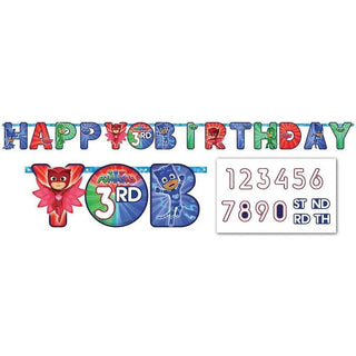 PJ Masks Birthday Banner | PJ Masks Party Supplies