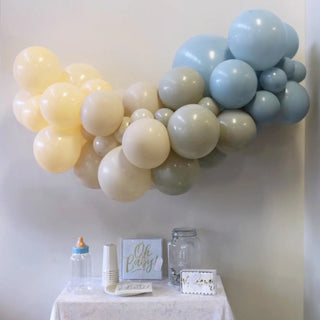Neutral Boy Balloon Garland | Neutral Boy Baby Shower Supplies