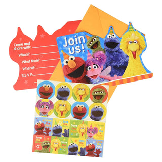 Sesame Street Invitations | Sesame Street Party Supplies