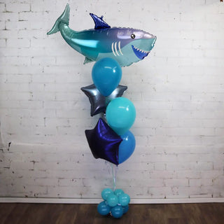 Shark Balloon Bouquet | Shark Party Supplies