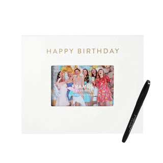 Splosh | happy birthday signature frame | happy birthday party supplies NZ